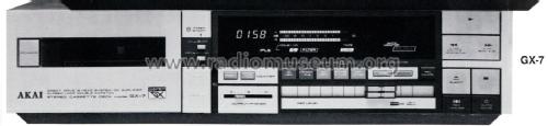 Stereo Cassette Deck GX-7; Akai Electric Co., (ID = 1794972) Sonido-V