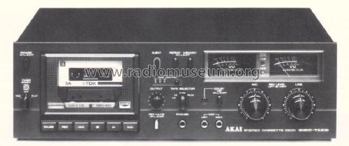 Stereo Cassette Deck GXC-715 D; Akai Electric Co., (ID = 1236870) R-Player