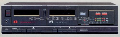 Stereo Double Cassette Deck HX-A301W; Akai Electric Co., (ID = 1242938) R-Player