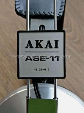 Stereo Headphone ASE-11; Akai Electric Co., (ID = 2206329) Speaker-P