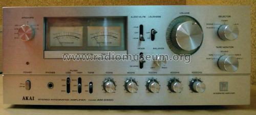 Stereo Integrated Amplifier AM-2950; Akai Electric Co., (ID = 2062285) Ampl/Mixer