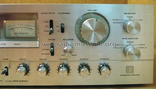 Stereo Integrated Amplifier AM-2950; Akai Electric Co., (ID = 2062287) Ampl/Mixer