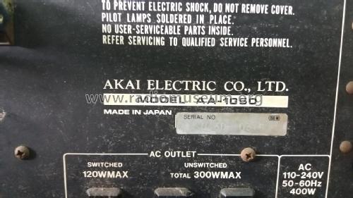 Stereo Receiver AA-1050; Akai Electric Co., (ID = 2315082) Radio