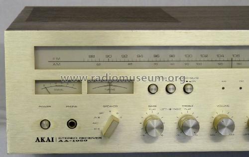 Stereo Receiver AA-1050; Akai Electric Co., (ID = 630692) Radio