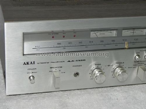 Stereo Receiver AA-1150; Akai Electric Co., (ID = 1475521) Radio