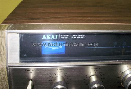 Stereo Receiver AA-910; Akai Electric Co., (ID = 1427881) Radio