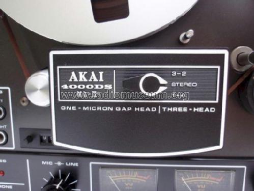 Stereo Tape Deck 4000-DS; Akai Electric Co., (ID = 1014741) R-Player