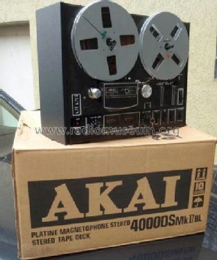 Stereo Tape Deck 4000-DS; Akai Electric Co., (ID = 1014744) R-Player