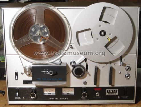 Stereo Tape Deck 4000D; Akai Electric Co., (ID = 1081760) R-Player