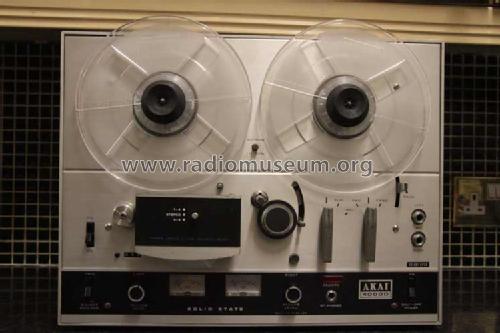 Stereo Tape Deck 4000D; Akai Electric Co., (ID = 1680620) Enrég.-R
