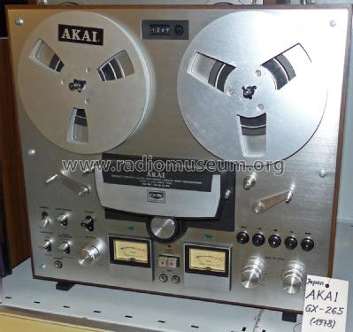 Stereo Tape Deck GX-265D; Akai Electric Co., (ID = 2212581) R-Player