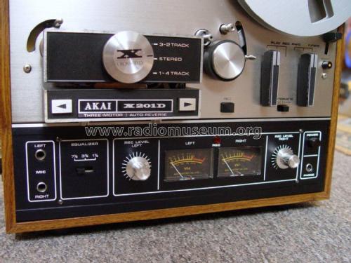 Stereo Tape Deck X201D; Akai Electric Co., (ID = 2011562) R-Player