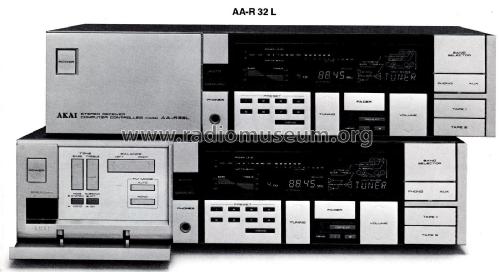 Stereo Receiver AA-R32L; Akai Electric Co., (ID = 1792868) Radio