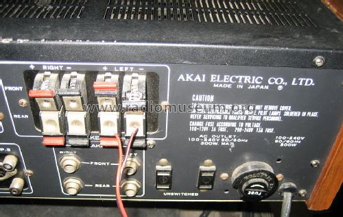 Surround Stereo AS-8100-S; Akai Electric Co., (ID = 1443752) Radio