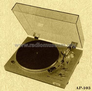 Turn Table AP-103C; Akai Electric Co., (ID = 1922115) Enrég.-R