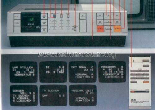 Video Cassette Recorder VS-2EG; Akai Electric Co., (ID = 1290249) R-Player
