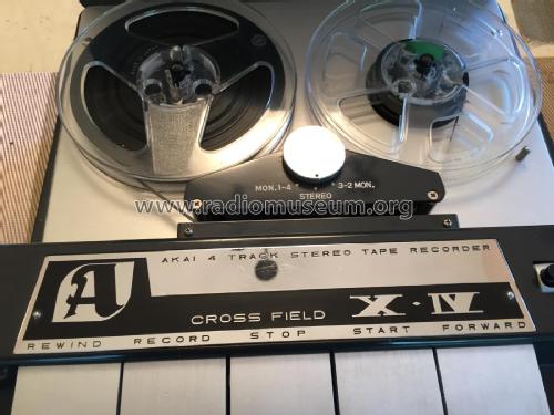 4 Track Stereo Tape Recorder X-IV; Akai Electric Co., (ID = 1832483) Enrég.-R