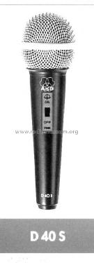 D40S; AKG Acoustics GmbH; (ID = 55560) Microphone/PU