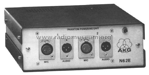 Phantom Powering Unit N62E; AKG Acoustics GmbH; (ID = 943477) Aliment.