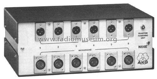 Phantom Powering Unit N66E; AKG Acoustics GmbH; (ID = 943616) A-courant