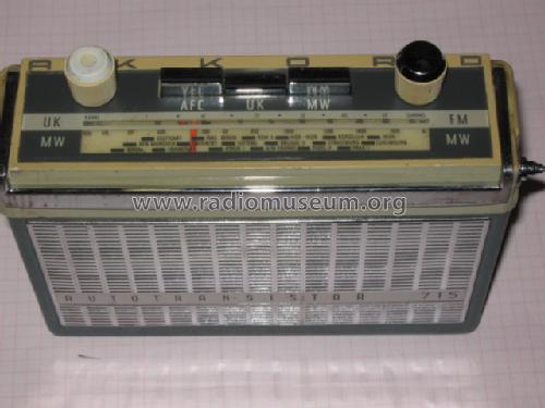 Autotransistor 715/6100; Akkord-Radio + (ID = 692095) Radio