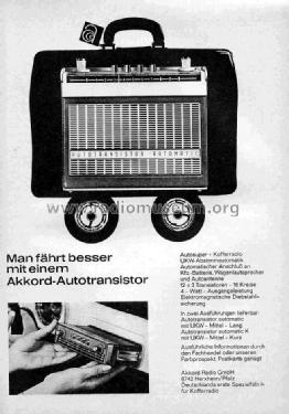 Autotransistor automatic 621/6300; Akkord-Radio + (ID = 741029) Radio