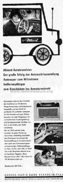 Autotransistor automatic 621/6300; Akkord-Radio + (ID = 741031) Radio