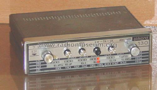 Autotransistor de Luxe 130 AT-130/8300; Akkord-Radio + (ID = 147734) Radio