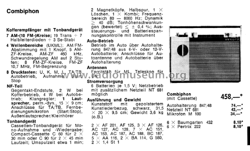 Combiphon ; Akkord-Radio + (ID = 2742612) Radio