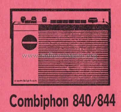 Combiphon 844 / 7600; Akkord-Radio + (ID = 2569457) Radio