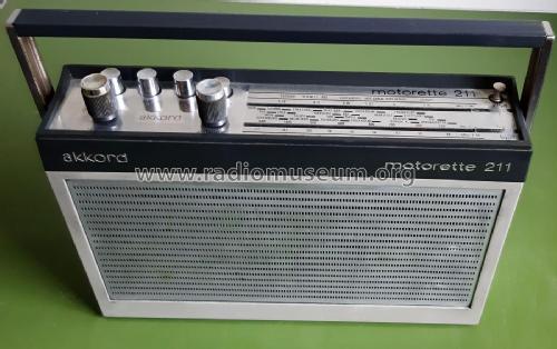 Motorette 211/7700; Akkord-Radio + (ID = 2395254) Radio