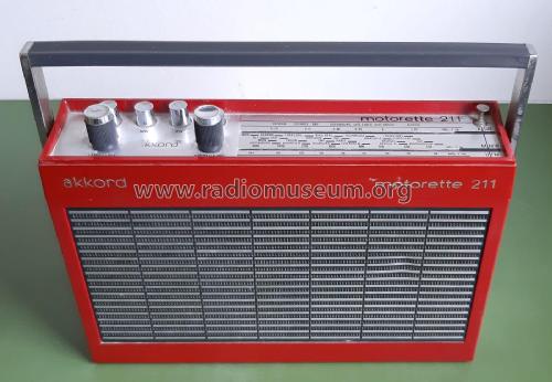 Motorette 211/7700; Akkord-Radio + (ID = 2395259) Radio