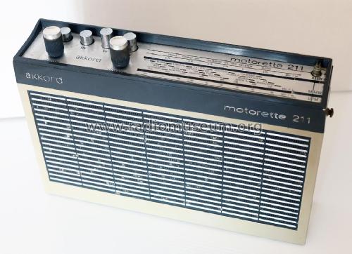 Motorette 211/7700; Akkord-Radio + (ID = 2779750) Radio