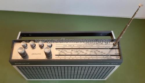 Motorette 211; Akkord-Radio + (ID = 2397441) Radio