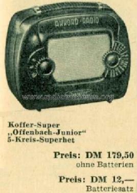 Offenbach Junior; Akkord-Radio + (ID = 515485) Radio
