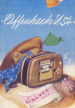Offenbach Luxus U54; Akkord-Radio + (ID = 1227985) Radio