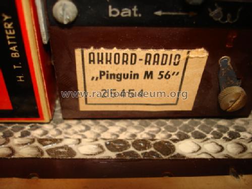 Pinguin M56; Akkord-Radio + (ID = 640835) Radio