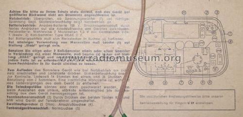 Pinguin U59c; Akkord-Radio + (ID = 949269) Radio