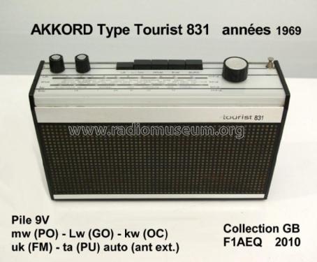 Tourist 831/7100; Akkord-Radio + (ID = 843847) Radio