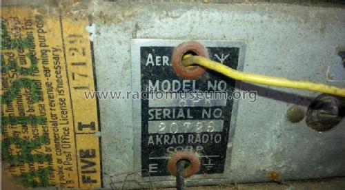 Regent 6PE; Akrad Radio (ID = 1891939) Radio