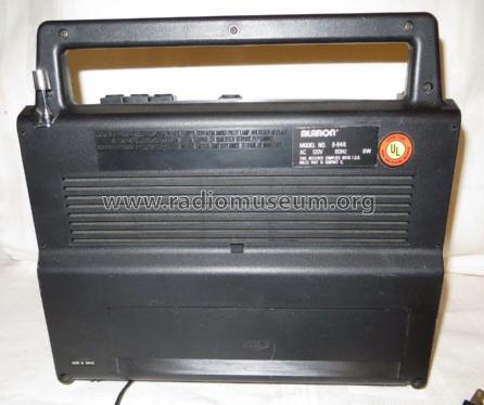 Solid State FM-AM 2Band Radio 8 Track Tape Recorder B-848; Alaron Inc.; Auburn (ID = 1736374) Radio