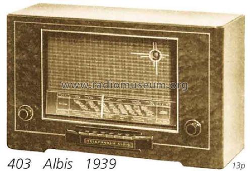 403; Albis, Albiswerke AG (ID = 1317) Radio