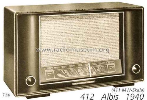412; Albis, Albiswerke AG (ID = 1319) Radio
