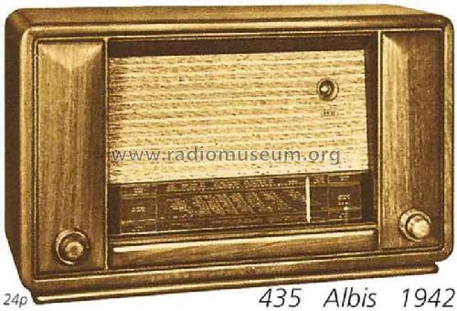 mit TR 435; Albis, Albiswerke AG (ID = 1328) Radio