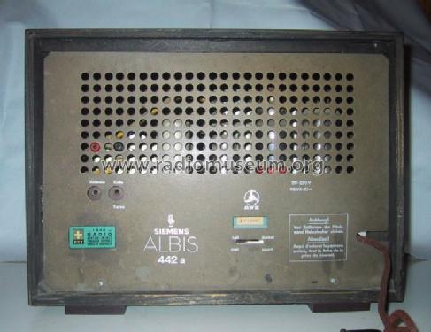 442a; Albis, Albiswerke AG (ID = 2878) Radio