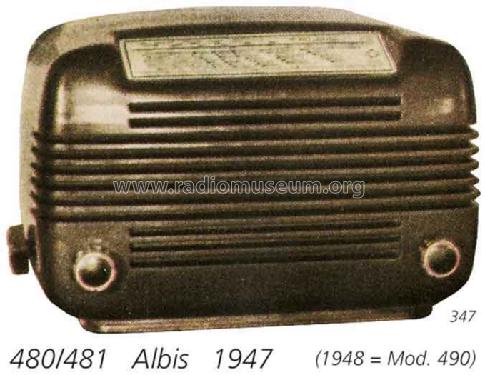 481; Albis, Albiswerke AG (ID = 708831) Radio