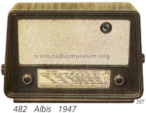 482; Albis, Albiswerke AG (ID = 1338) Radio