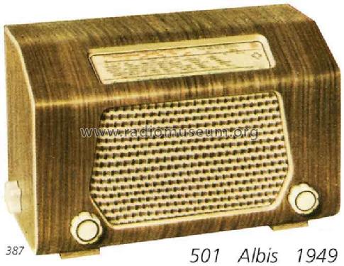 501; Albis, Albiswerke AG (ID = 1341) Radio