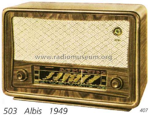 503D; Albis, Albiswerke AG (ID = 1343) Radio
