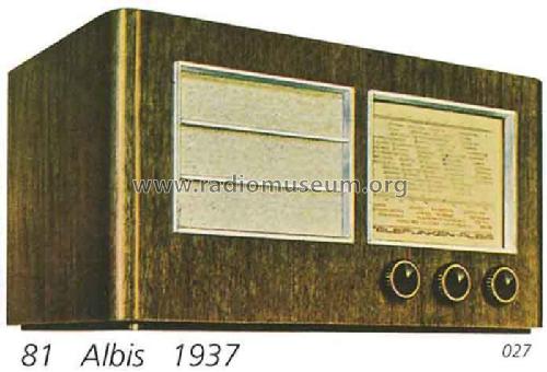 81; Albis, Albiswerke AG (ID = 1307) Radio
